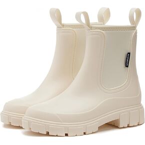 Women’s Ankle Rain Boots Waterproof Lightweight Slip Resistant Fashion Garden Booties