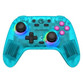 GameSir Nova Wireless Switch Pro Controller for Switch/Lite/OLED, Switch Controllers with Hall Effect JoySticks, RGB LED, Turbo,Programmable,Motion Control, Wake Up Function (White)