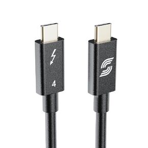 Thunderbolt 4 Cable – Intel Certified, Ultra-Fast 40Gbps Data Transfer, 8K Video, 100W Charging – Unparalleled Performance and Compatibility (1.5FT)