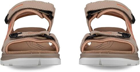 ECCO Women's Yucatan Sport Sandal, NUDE/CORAL NUBUCK, 8-8.5 in Saudi Arabia