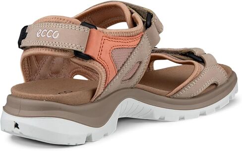 ECCO Women's Yucatan Sport Sandal, NUDE/CORAL NUBUCK, 8-8.5 in Saudi Arabia