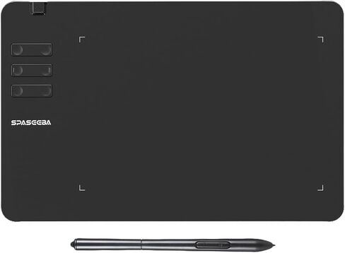 تابلت رسم T605S مقاس 6.7x4 بوصة تابلت رسم رقمي للرسومات مع ضغط قلم 8192 و6 مفاتيح ساخنة مخصصة للتدريس والتصميم والمبتدئين عبر الإنترنت من جامعة ولاية أوهايو، والعمل مع أجهزة Mac والكمبيوتر الشخصي والهواتف المحمولة in Kuwait