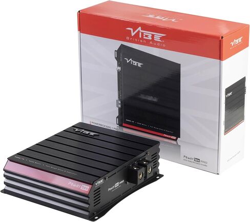 مضخم صوت Proscenium Vibe POWERBOX1200.1D-V3 لصوت السيارة: مضخم صوت أحادي الكتلة من الفئة D، 1200 واط من الطاقة، تعزيز الجهير، مدخل RCA منخفض المستوى، التحكم عن بعد، تصميم مضغوط، أسود in Kuwait