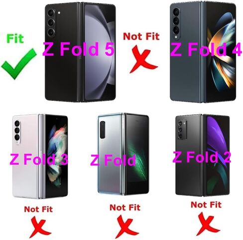 Z Fold5 2023 حامل بطاقة Sim واحدة لهاتف Samsung Galaxy Z Fold 5 5G SM-F946U F946/F946U1 الإصدار الأمريكي (أسود فانتوم) in Saudi Arabia