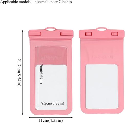 Dohia Waterproof Phone Pouch with Crossbody Lanyard Waterproof Phone Case for iPhone 15 14 13 12 Pro Max IPX8 Samsung Cellphone Dry Bag Beach Essentials D3 -FSSJD (Blue) in Saudi Arabia