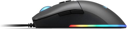 Lenovo 100 Wired USB Computer Mouse for PC, Laptop, Computer with Windows - Full-Size - Ambidextrous Design - 3 Buttons - Red Optical Sensor – Black in Saudi Arabia