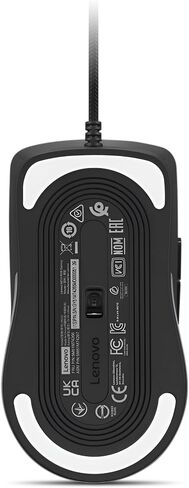 Lenovo 100 Wired USB Computer Mouse for PC, Laptop, Computer with Windows - Full-Size - Ambidextrous Design - 3 Buttons - Red Optical Sensor – Black in Saudi Arabia