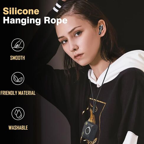 Wireless Earbuds, Bluetooth 5.3 Earbuds with Dual ENC Mic, Bluetooth Headphones in Ear with HD Mic HiFi Stereo Sound, Game Music Dual Mode Retro Camera Design for iOS Android in Saudi Arabia