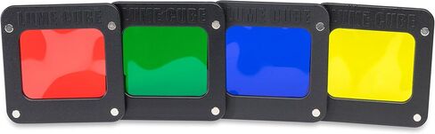 مجموعة ألوان جل RBGY الاحترافية المتينة من Lume Cube لمنزل الإضاءة - مختلطة in Kuwait