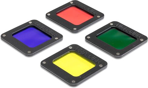 مجموعة ألوان جل RBGY الاحترافية المتينة من Lume Cube لمنزل الإضاءة - مختلطة in Kuwait