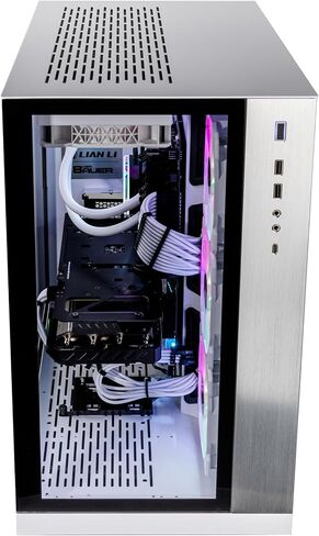 Velztorm Lux Gaming & Entertainment Desktop PC (AMD Ryzen 9 5950X 16-Core, 64GB RAM, 1TB PCIe SSD + 2TB HDD (3.5), GeForce RTX 4070 Ti 12GB, Wifi, White, Win 11 Pro) in Saudi Arabia