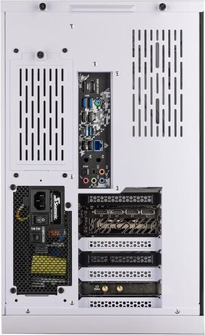 Velztorm Lux Gaming & Entertainment Desktop PC (AMD Ryzen 9 5950X 16-Core, 64GB RAM, 1TB PCIe SSD + 2TB HDD (3.5), GeForce RTX 4070 Ti 12GB, Wifi, White, Win 11 Pro) in Saudi Arabia