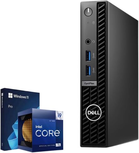 Dell 2024 NEWEST OptiPlex 7000 Series Mini Business Desktop | 12th Intel 16-Core i9 Processor Up to 5.1GHz | 64GB RAM | 1TB SSD | Wi-Fi 6 | DisplayPort | Windows 11 Pro in Saudi Arabia