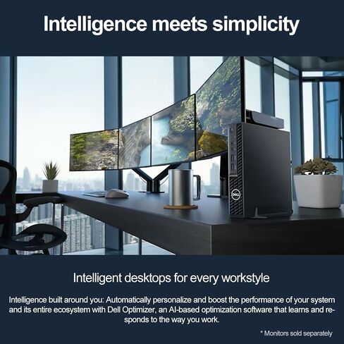 Dell 2024 NEWEST OptiPlex 7000 Series Mini Business Desktop | 12th Intel 16-Core i9 Processor Up to 5.1GHz | 64GB RAM | 1TB SSD | Wi-Fi 6 | DisplayPort | Windows 11 Pro in Saudi Arabia