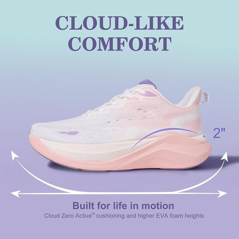 Hawkwell Women's Cloud Zero Active Nursing Shoes Cushion Breathable Tennis Walking Gym Medical Work Sneakers in Kuwait