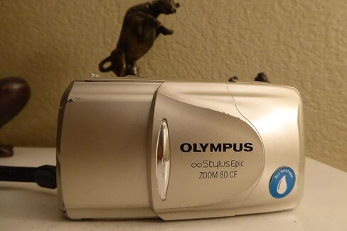 OM SYSTEM OLYMPUS Stylus Epic 80 35mm Film Camera Kit w/ 38-80mm Zoom Lens, Flash, Auto Focusing Lens, Built-in Flash. (Renewed) in Saudi Arabia