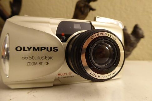 OM SYSTEM OLYMPUS Stylus Epic 80 35mm Film Camera Kit w/ 38-80mm Zoom Lens, Flash, Auto Focusing Lens, Built-in Flash. (Renewed) in Saudi Arabia