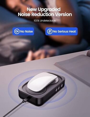 EAXBUX Ultra-Slim Mouse Jiggler,100% Undetectable Mouse Mover Jiggler Device Shaker with Adjustable Spinning Time,Random Movement,Gifts for Keeping PC/Laptop Active & Secure to Improve Work Efficiency in Kuwait