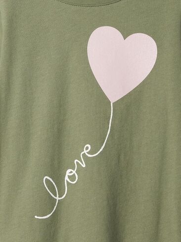 GAP Baby Girls' Short Sleeve Graphic Tee in Saudi Arabia
