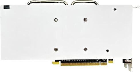 RGB Radeon RX 580 Graphics Card, 8GB GDDR5 2048SP 256-bit PCI-Express 3.0 Smart Dual Fan Cooling Gaming White Video Card for PC in Saudi Arabia
