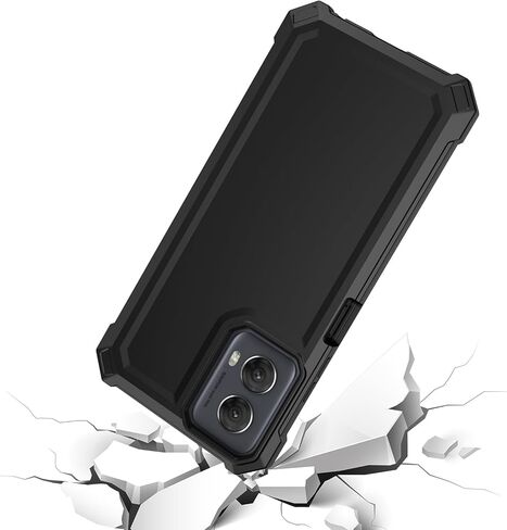 حافظة Motorala Moto G Power 5G 2024 مع واقي شاشة، حافظة هاتف Moto G Power 5G 2024 حماية أمامية وخلفية لكامل الجسم، غطاء خلفي من السيليكون الناعم من البولي كربونات لهاتف G Power 5G 2024 أرجواني in Kuwait