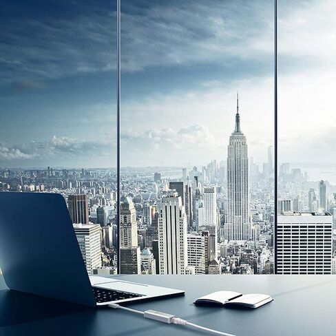 j5create USB 3.0 إلى RJ45 جيجابت إيثرنت محول، 10/100/1000 إيثرنت LAN محول الشبكة لنظام التشغيل Mac، Windows 11/10/8.1/7، نظام التشغيل Chrome، سطح المكتب، الكمبيوتر المحمول (JUE130) in Kuwait