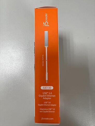 j5create USB 3.0 إلى RJ45 جيجابت إيثرنت محول، 10/100/1000 إيثرنت LAN محول الشبكة لنظام التشغيل Mac، Windows 11/10/8.1/7، نظام التشغيل Chrome، سطح المكتب، الكمبيوتر المحمول (JUE130) in Kuwait