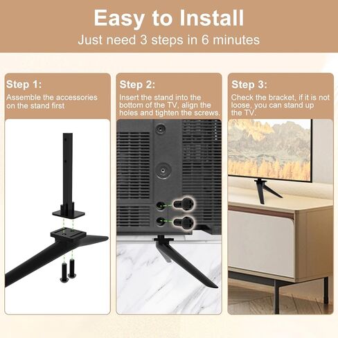 أرجل حامل تلفزيون معدنية لحامل تلفزيون Sony Bravia، فقط من أجل Sony KDL-40XBR2 KDL-40XBR3 KDL-40XBR4 KDL-40XBR5 KDL-46XBR2 KDL-46XBR3 KDL-46XBR4 KDL-46XBR5، سهلة التركيب وتعزيز الثبات in Kuwait