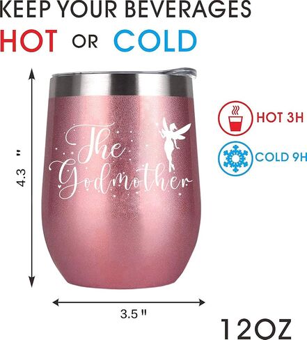 Godmother Gifts, Gifts for Godmother, Godmother Presents, God Mom Gifts, Godmother Gift Ideas, God Mom Tumbler, Godmother Gifts from Godchild, Gifts for Godmother from Godchild in Saudi Arabia
