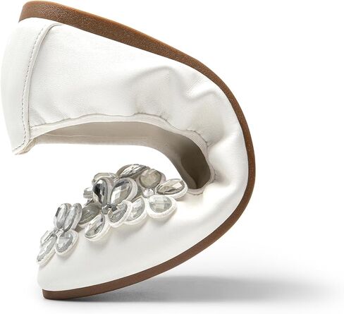 DREAM PAIRS Ballet Flats Shoes for Women, Women's Pointed Toe Rhinestone Sparkly Foldable Flats, Comfortable Shoes for Women Dressy Wedding Party Work Drive in Saudi Arabia