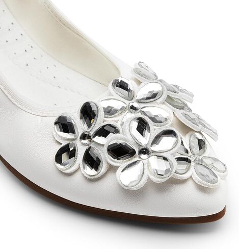 DREAM PAIRS Ballet Flats Shoes for Women, Women's Pointed Toe Rhinestone Sparkly Foldable Flats, Comfortable Shoes for Women Dressy Wedding Party Work Drive in Saudi Arabia