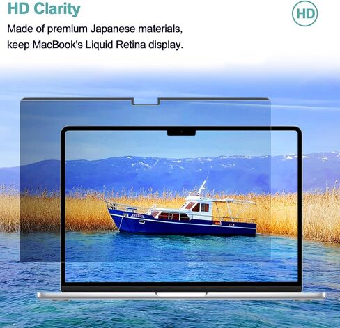 شاشة خصوصية MacBook Pro 14 بوصة (2021-2023، M1، M2، M3-A2918 A2992 A2442 A2779)، واقي شاشة للخصوصية 14 بوصة مغناطيسي قابل للإزالة ومضاد للوهج الأزرق ومضاد للضوء الأزرق متوافق مع Mac Pro 14.2 بوصة in Kuwait