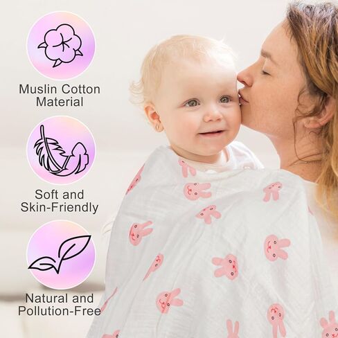 Baby Girl Gifts, Baby Gifts for Girls,Unique Baby Girl Essential Stuff,Swaddle Blanket Bodysuit Knitted Rattle Gifts for Baby Girls in Saudi Arabia