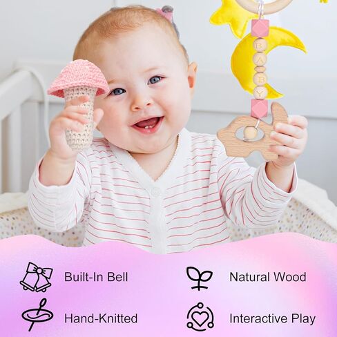 Baby Girl Gifts, Baby Gifts for Girls,Unique Baby Girl Essential Stuff,Swaddle Blanket Bodysuit Knitted Rattle Gifts for Baby Girls in Saudi Arabia