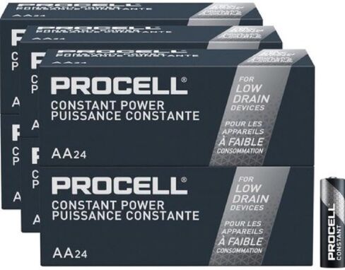 Duracell Procell PC1500 Alkaline-Manganese Dioxide Battery, AA Size, 1.5V, 24 Count in Saudi Arabia