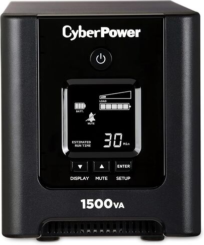 CyberPower OR1500PFCLCD PFC Sinewave UPS System, 1500VA/1050W, 8 Outlets, AVR, Mini-Tower in Saudi Arabia
