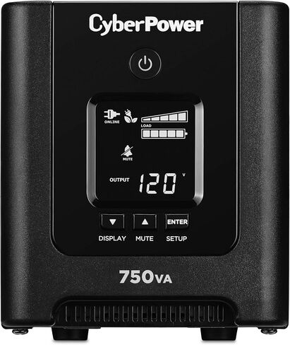 CyberPower OR1500PFCLCD PFC Sinewave UPS System, 1500VA/1050W, 8 Outlets, AVR, Mini-Tower in Saudi Arabia