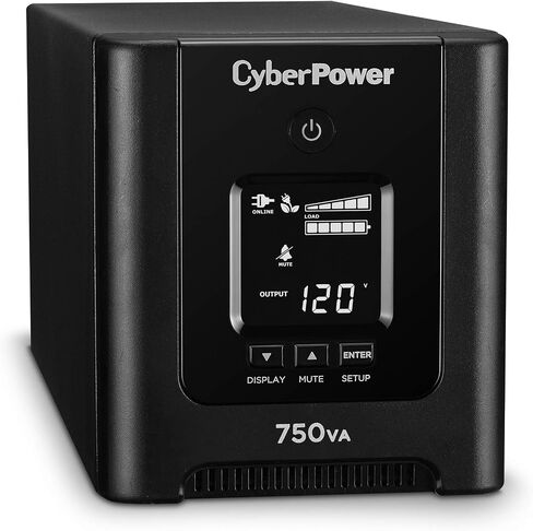 CyberPower OR1500PFCLCD PFC Sinewave UPS System, 1500VA/1050W, 8 Outlets, AVR, Mini-Tower in Saudi Arabia