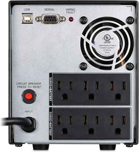 CyberPower OR1500PFCLCD PFC Sinewave UPS System, 1500VA/1050W, 8 Outlets, AVR, Mini-Tower in Saudi Arabia