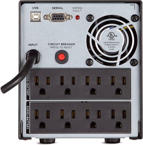 نظام UPS CyberPower OR1500PFCLCD PFC Sinewave، 1500VA/1050W، 8 منافذ، AVR، برج صغير in Saudi Arabia