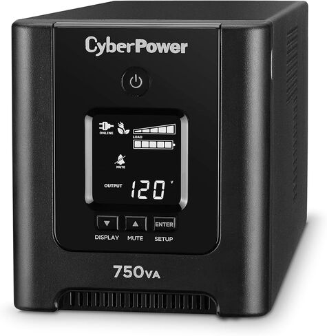 CyberPower OR1500PFCLCD PFC Sinewave UPS System, 1500VA/1050W, 8 Outlets, AVR, Mini-Tower in Saudi Arabia