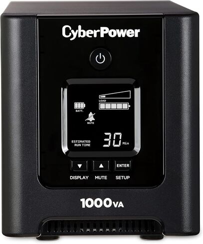 نظام UPS CyberPower OR1500PFCLCD PFC Sinewave، 1500VA/1050W، 8 منافذ، AVR، برج صغير in Saudi Arabia