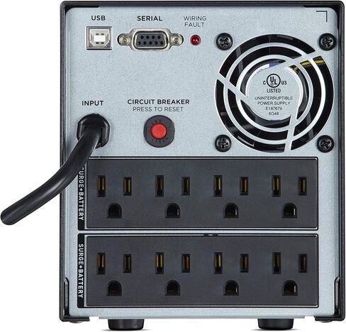 نظام UPS CyberPower OR1500PFCLCD PFC Sinewave، 1500VA/1050W، 8 منافذ، AVR، برج صغير in Saudi Arabia
