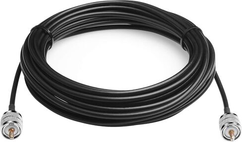 RG58 Cable CB Radio Cable PL259 Jumper 3.3FT(1M) Low Loss UHF PL-259 Male to Male Radio Cable Coaxial PL259 Coax Connectors for CB Antenna Cable for VHF HF 50 ohm RG58 Coax Cable in Saudi Arabia