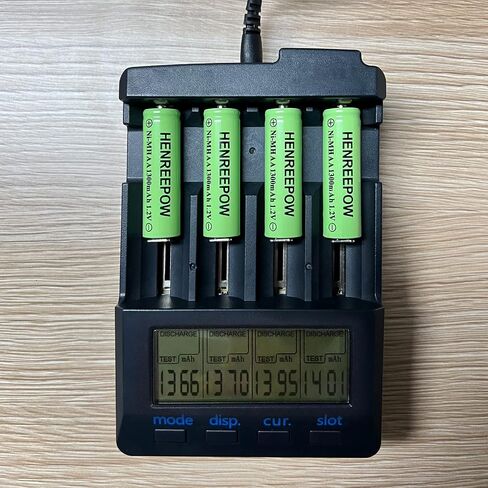 Henreepow Ni-MH AA Rechargeable Batteries, Double A High Capacity 1.2V Pre-Charged for Garden Landscaping Outdoor Solar Lights, String Lights, Pathway Lights (AA-600mAh-12pack) in Kuwait