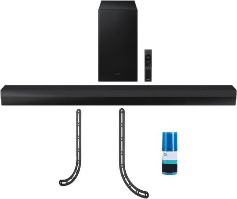 SAMSUNG HW-Q990D 11.1.4ch Soundbar with True Dolby Atmos Sound with a Walts TV SOUNDBAR-Mount for Compatible Soundbars Under 15lb and Walts HDTV Screen Cleaner Kit (2024) in Saudi Arabia