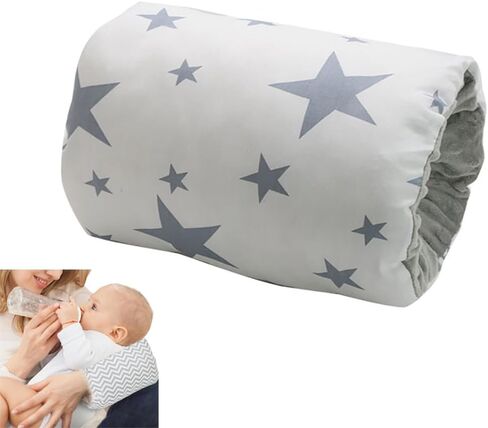 Breastfeeding Pillows Cotton Nursing Arm Pillow Skin-Friendly Feeding Pillow Mini Arm Pillow for Breastfeeding Washable Nursing Pillow for Bottle Feeding (Stars) in Saudi Arabia