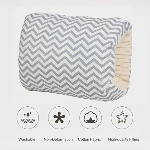 Breastfeeding Pillows Cotton Nursing Arm Pillow Skin-Friendly Feeding Pillow Mini Arm Pillow for Breastfeeding Washable Nursing Pillow for Bottle Feeding (Stars) in Saudi Arabia