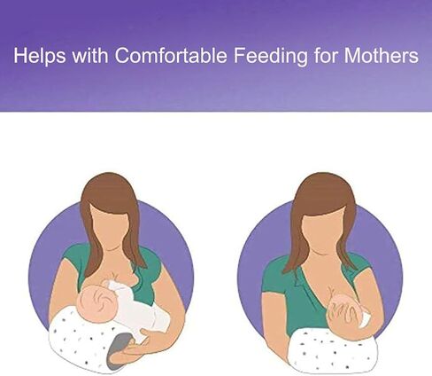 Breastfeeding Pillows Cotton Nursing Arm Pillow Skin-Friendly Feeding Pillow Mini Arm Pillow for Breastfeeding Washable Nursing Pillow for Bottle Feeding (Stars) in Saudi Arabia