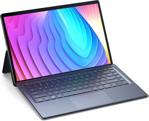 كمبيوتر لوحي MINISFORUM V3 مقاس 14 بوصة 3 في 1 V3 AMD 8840U، 8C/16T 32 جيجابايت LPDDR5 1 تيرابايت SSD، أجهزة لوحية تعمل بنظام Windows مع لوحة مفاتيح + واقي شاشة، يدعم Vlink، 2X USB4/Type C، مروحة مزدوجة، WiFi 6&BT5.2 in Kuwait